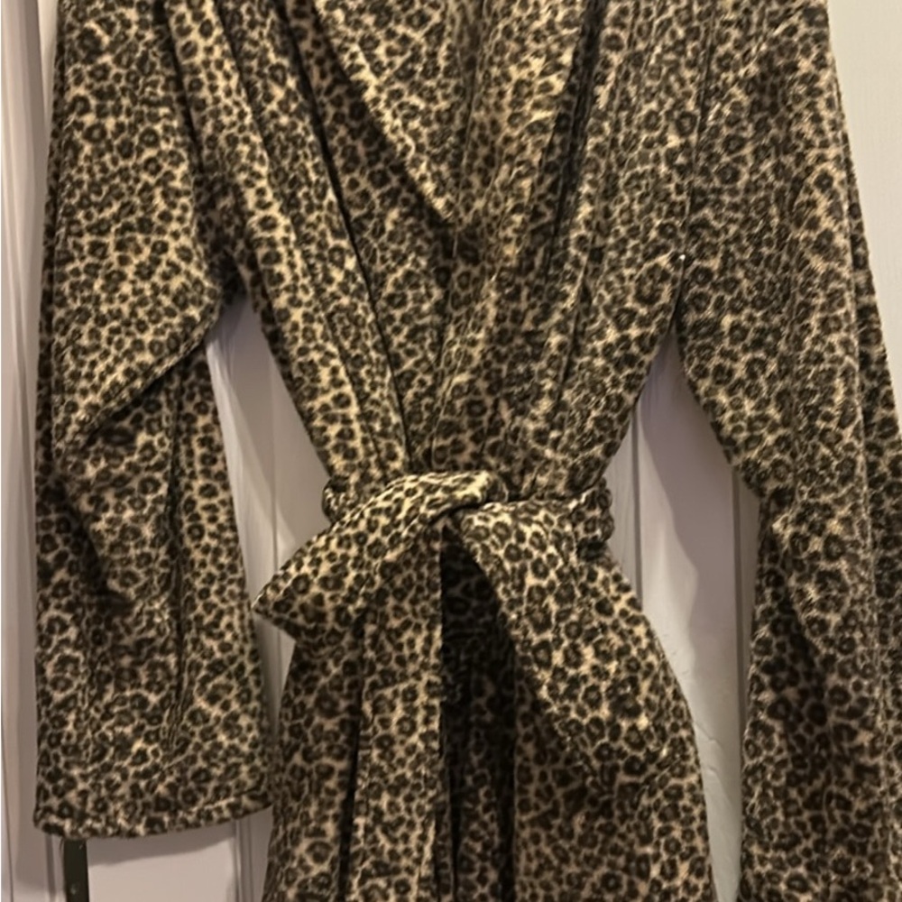Leopard Print Women's Robe